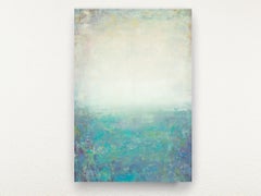 Aqua Turquoise 211106, Peinture, Acrylique sur Toile
