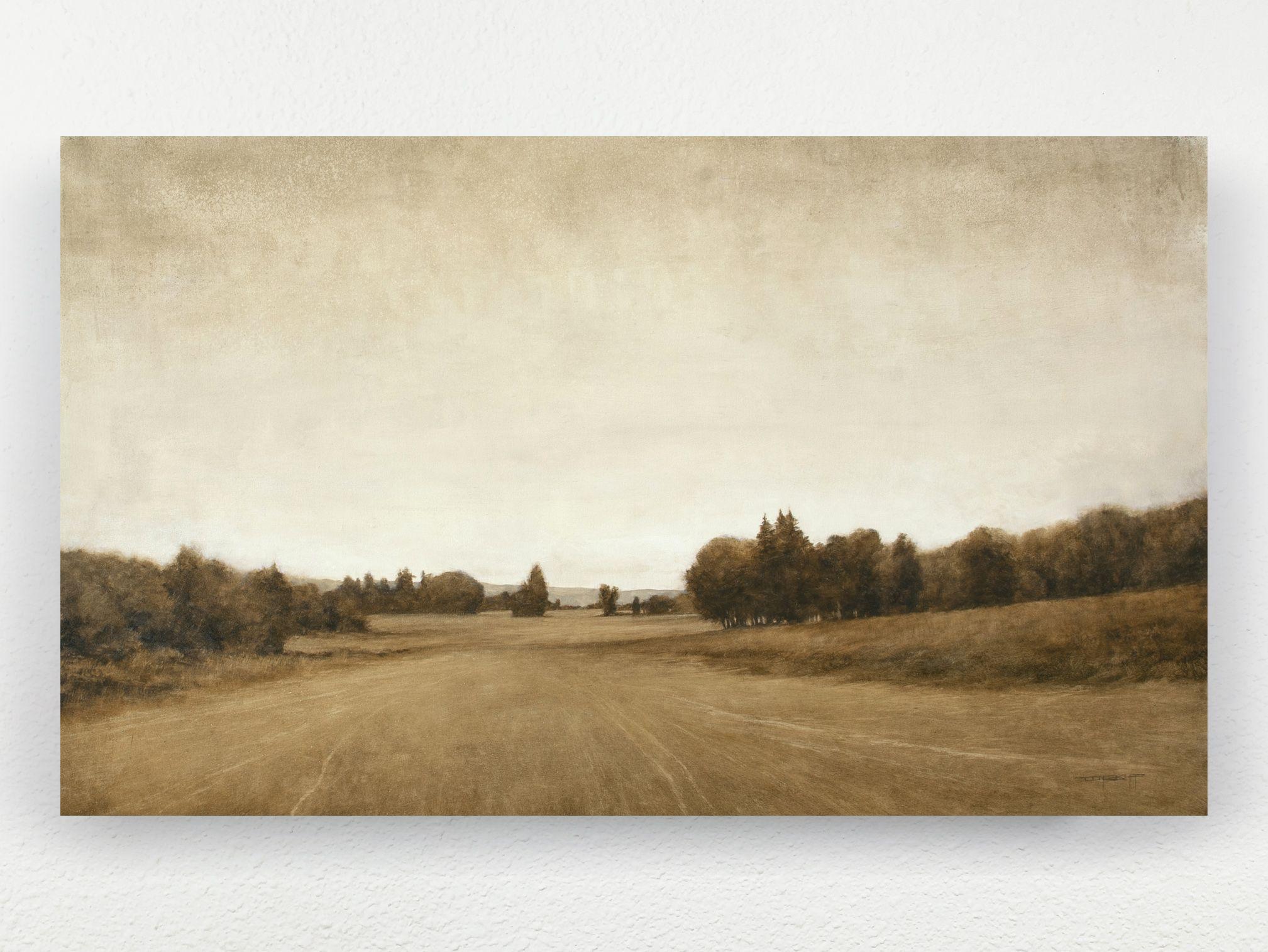 Vista del campo 231122, Pintura, Óleo sobre lienzo - Painting Impresionista de Don Bishop