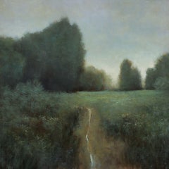 Distant Meadow 220201, Painting, Oil on Canvas
