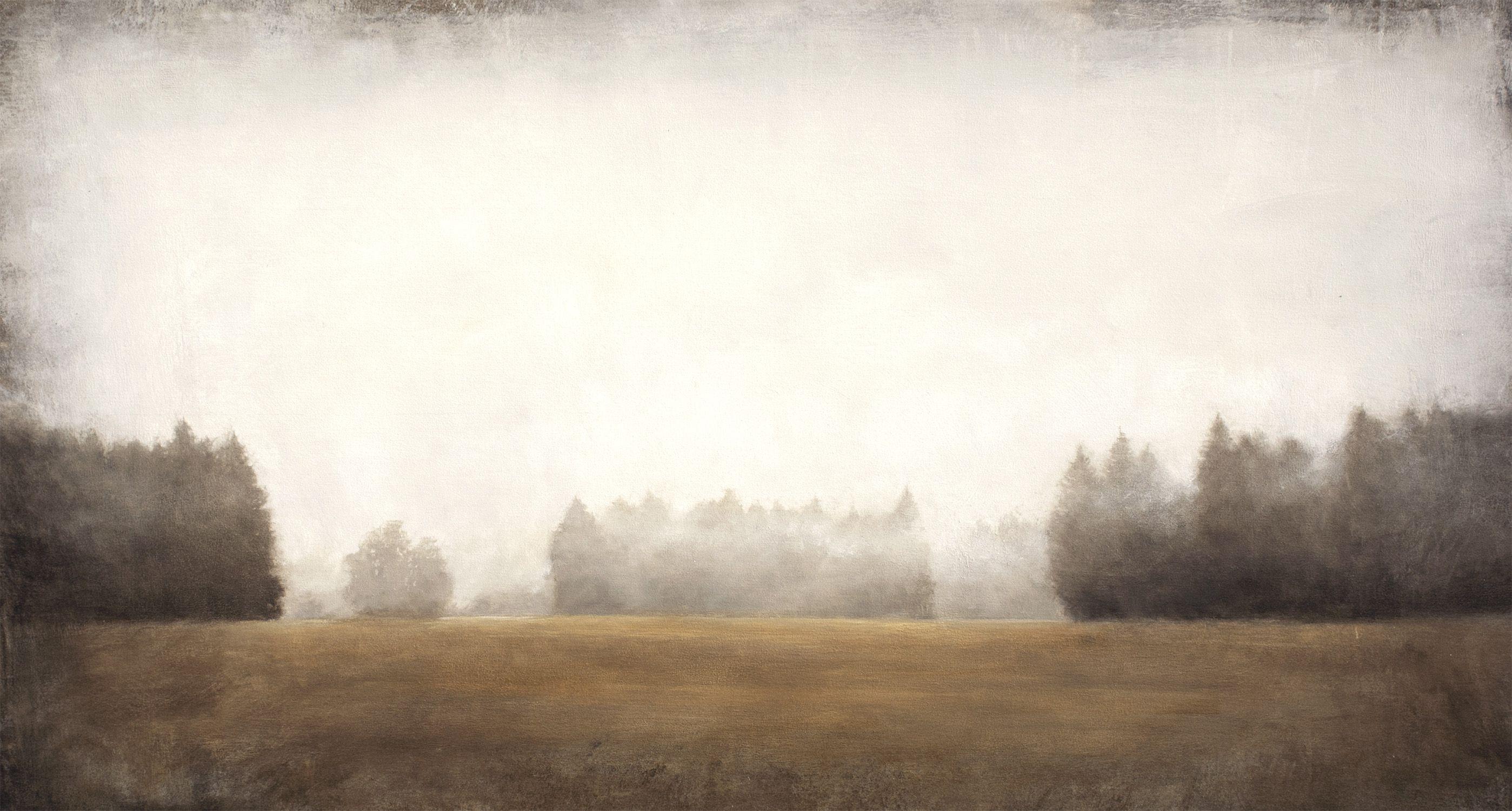 distant trees painting