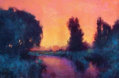 Don Bishop - Colori della sera 220120, Pittura, Acrilico su tela Colori della sera 220120, Pittura, Acrilico su tela