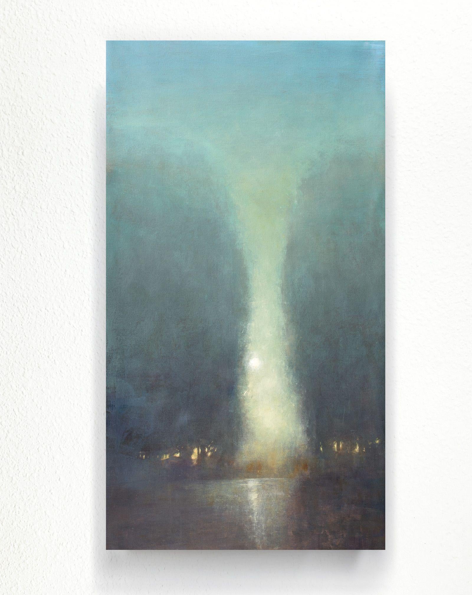Moonrise Reflections 200110, Painting, Acrylic on Canvas 2