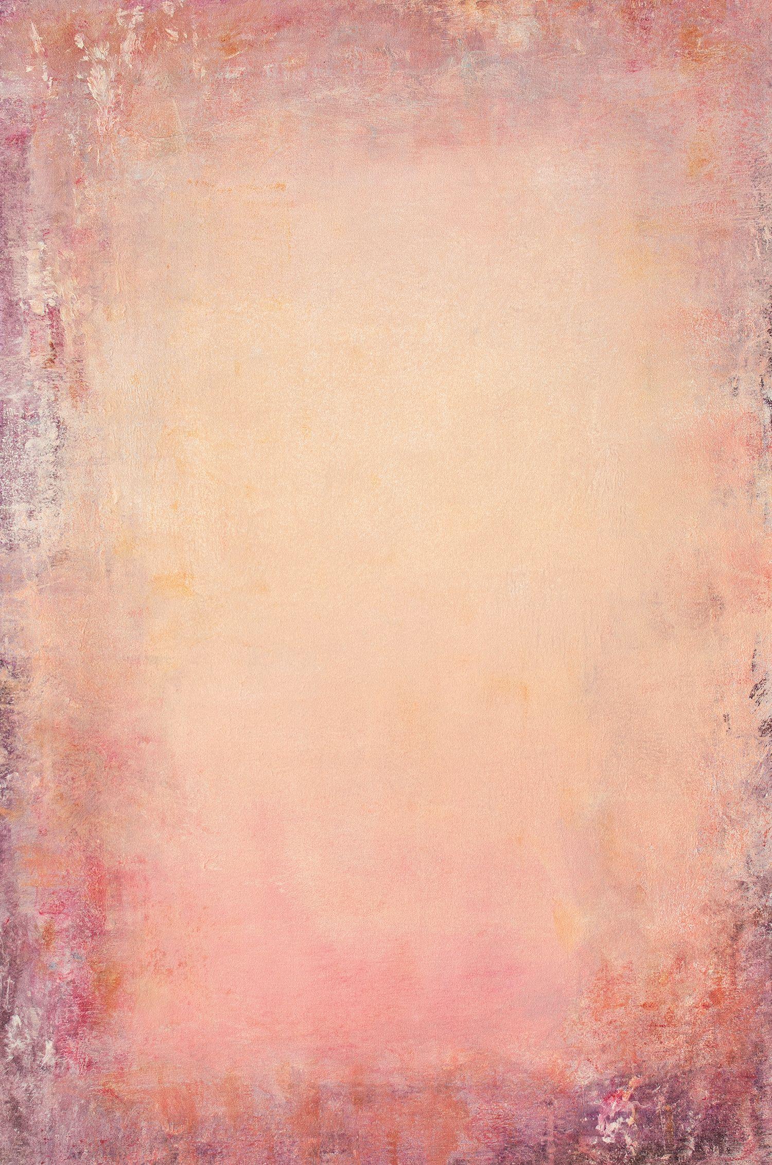 Don Bishop Abstract Painting - Pink And Peach 211103, Painting, Acrylic on Canvas