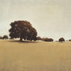 Summer Oak Trees 220310, Painting, Oil on Canvas