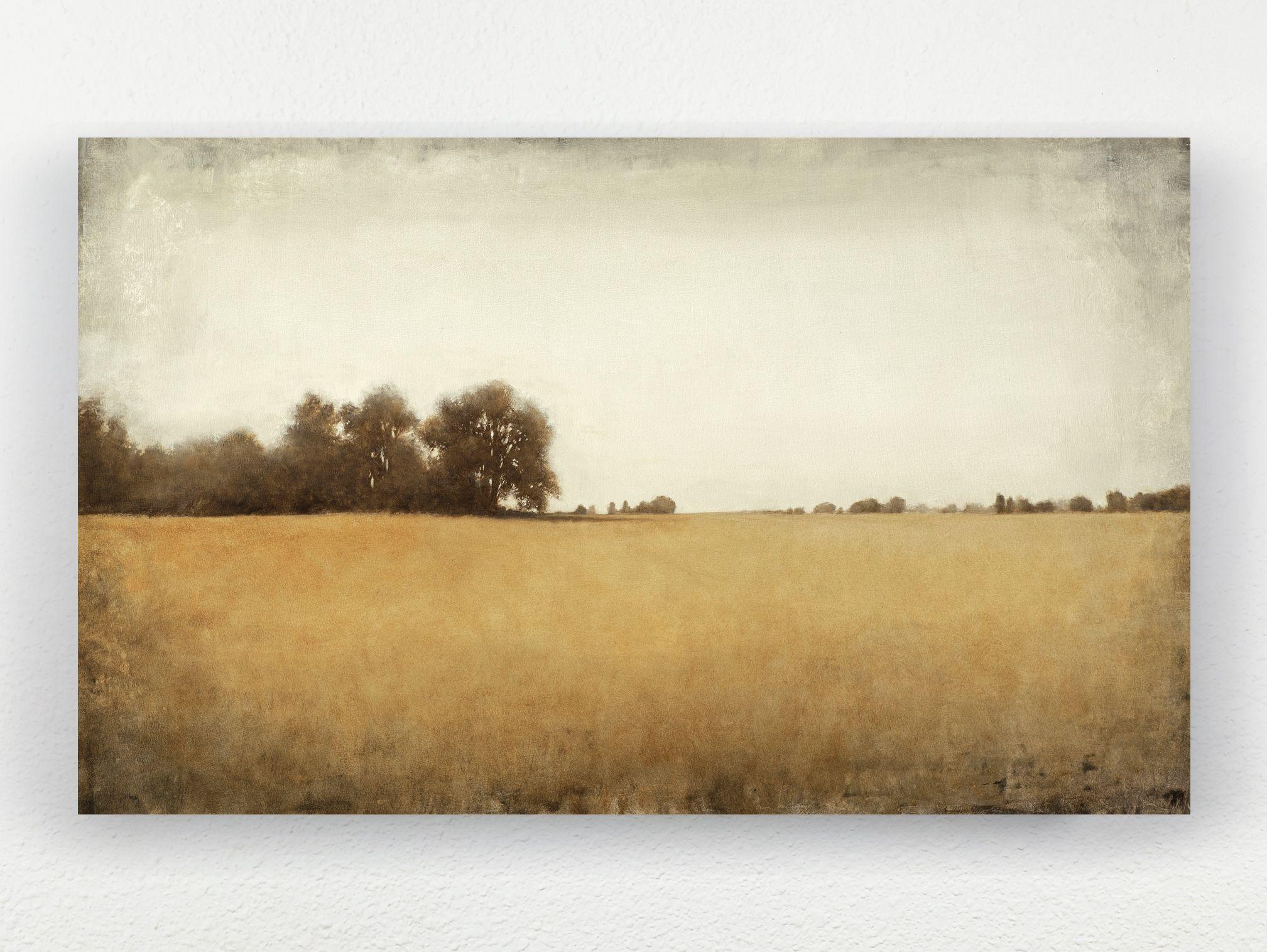 Peinture, huile sur toile, arbres de chêne d'été 220914 - Impressionnisme Painting par Don Bishop