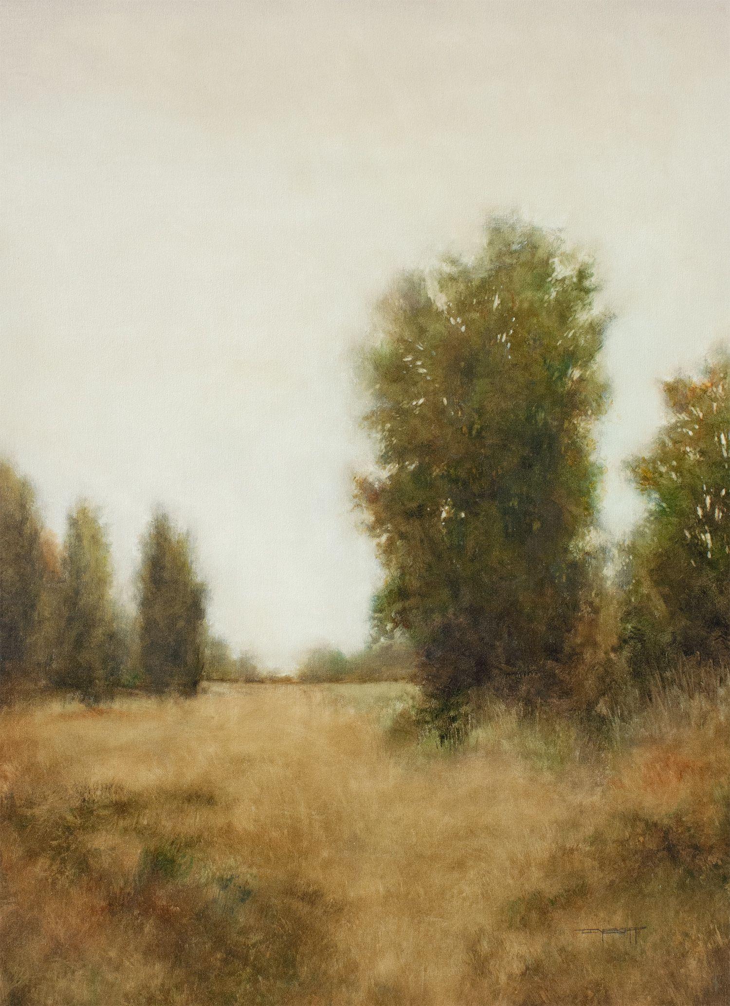 Pomeriggio caldo 220815, Pittura, Olio su tela - Painting di Don Bishop