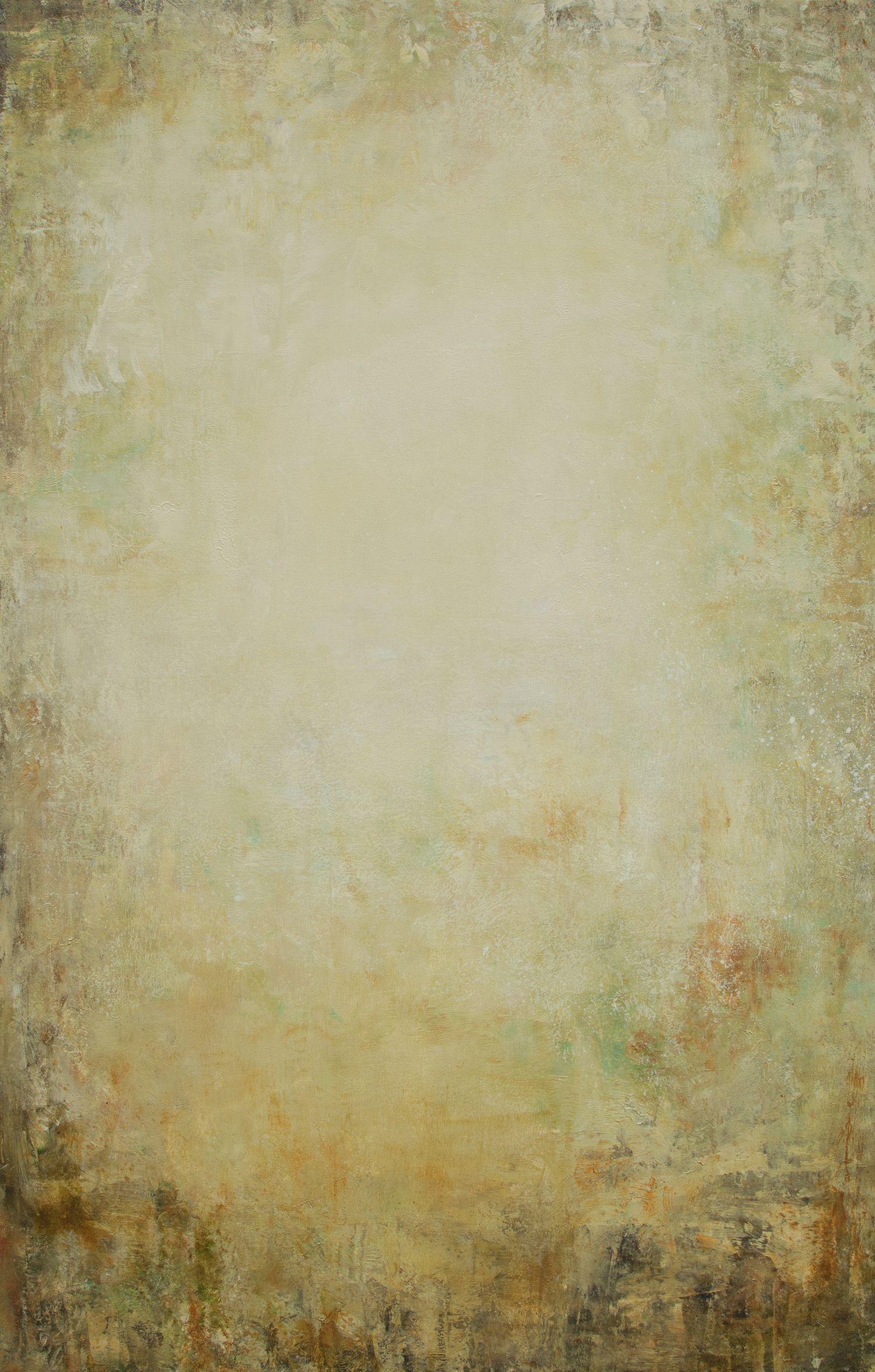 Abstract Painting de Don Bishop - Campo cálido 230616, Pintura, Acrílico sobre lienzo