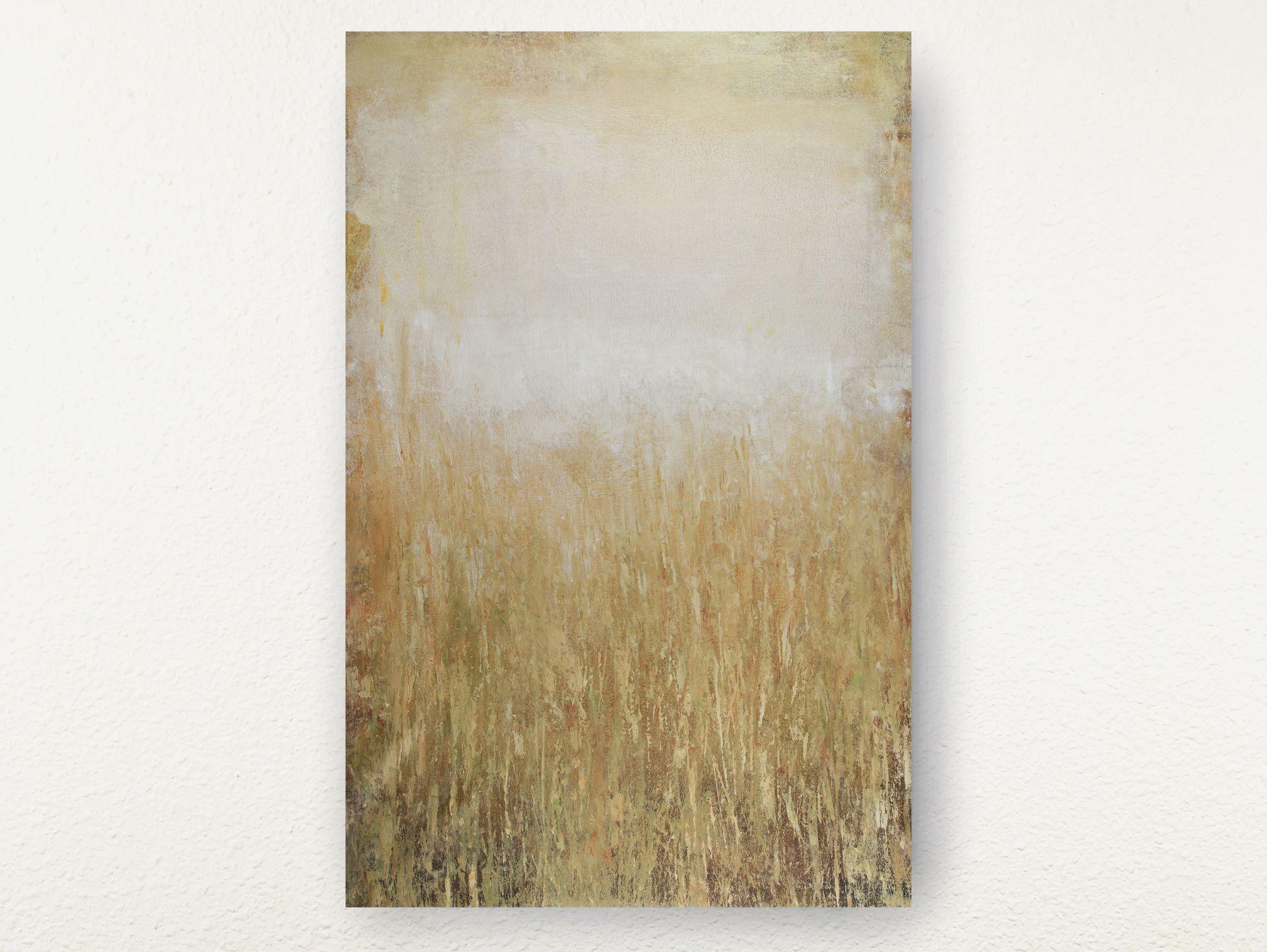 Campo di luce calda 211206, Pittura, Acrilico su tela - Painting di Don Bishop