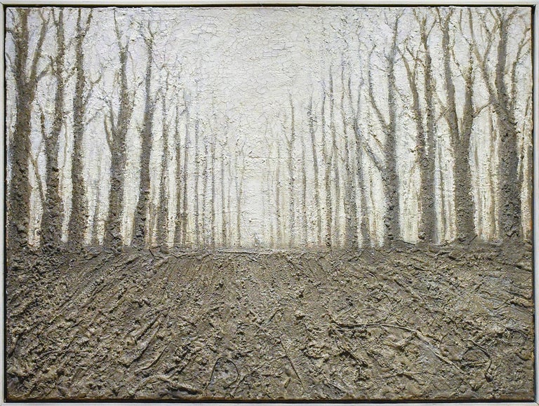 Don Bracken On The Edge Black And White Abstracted Forest