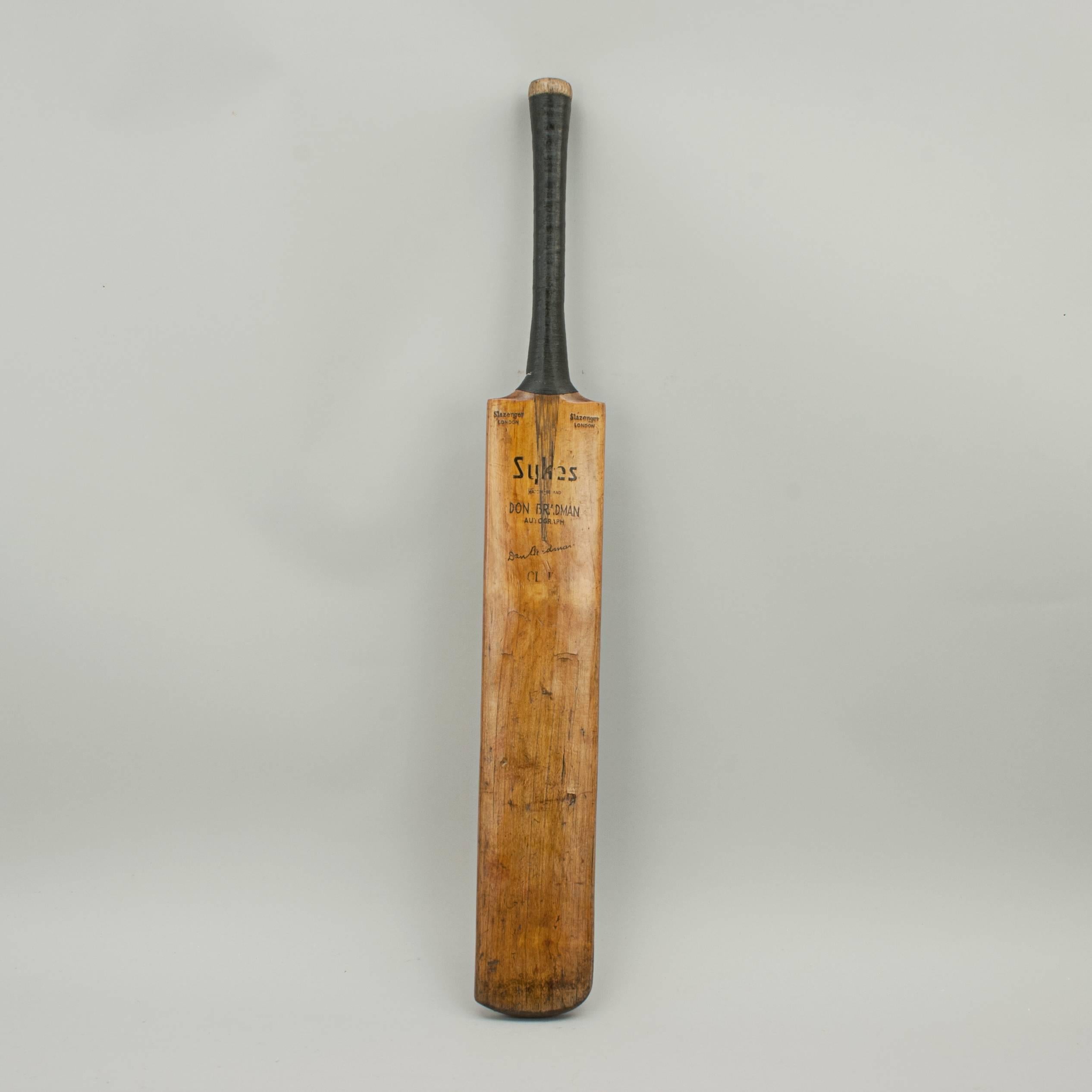 English Don Bradman Cricket Bat