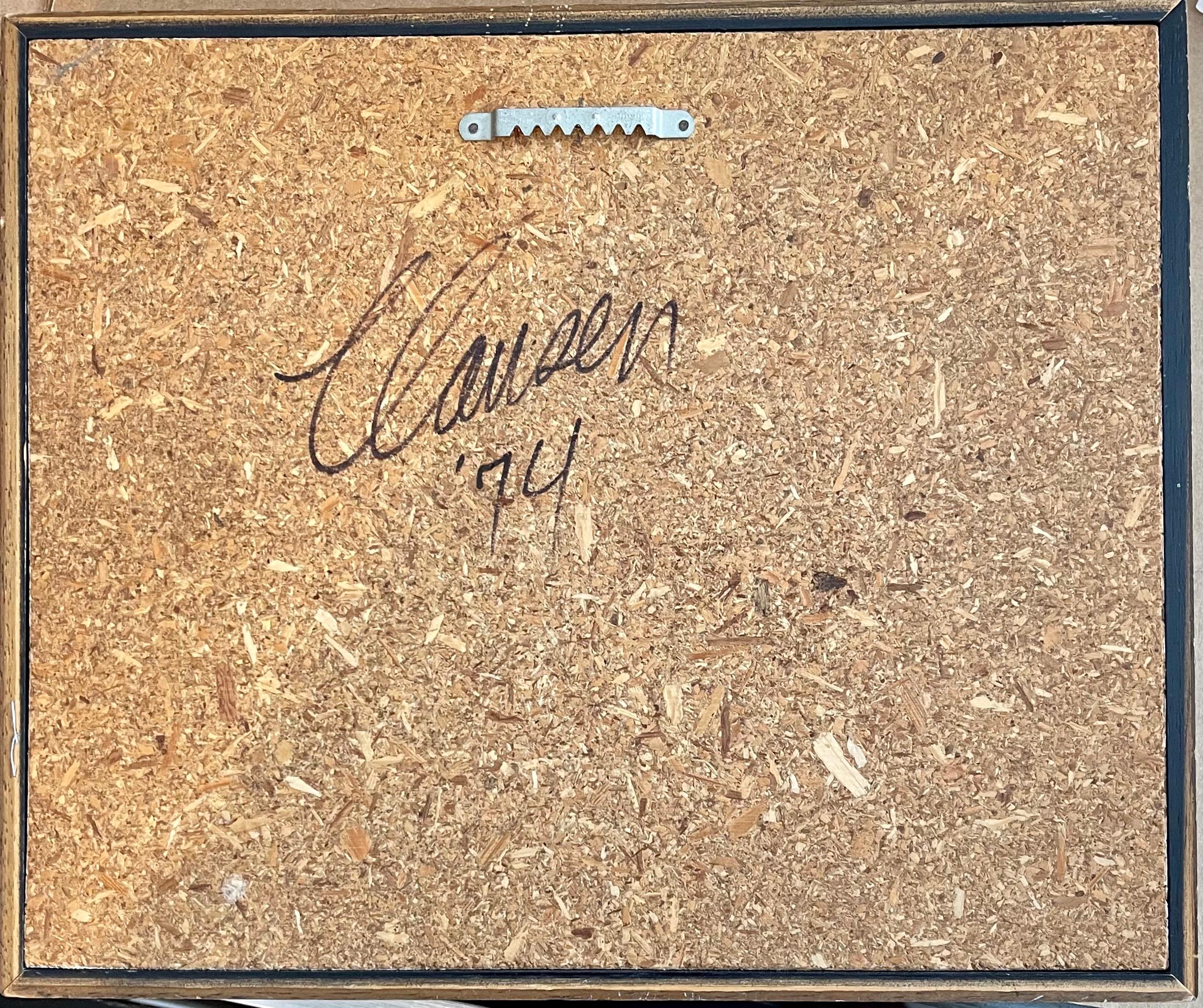 1974 California Bay Area Espressionista astratto in grassetto Pittura ad olio Don Clausen in vendita 8