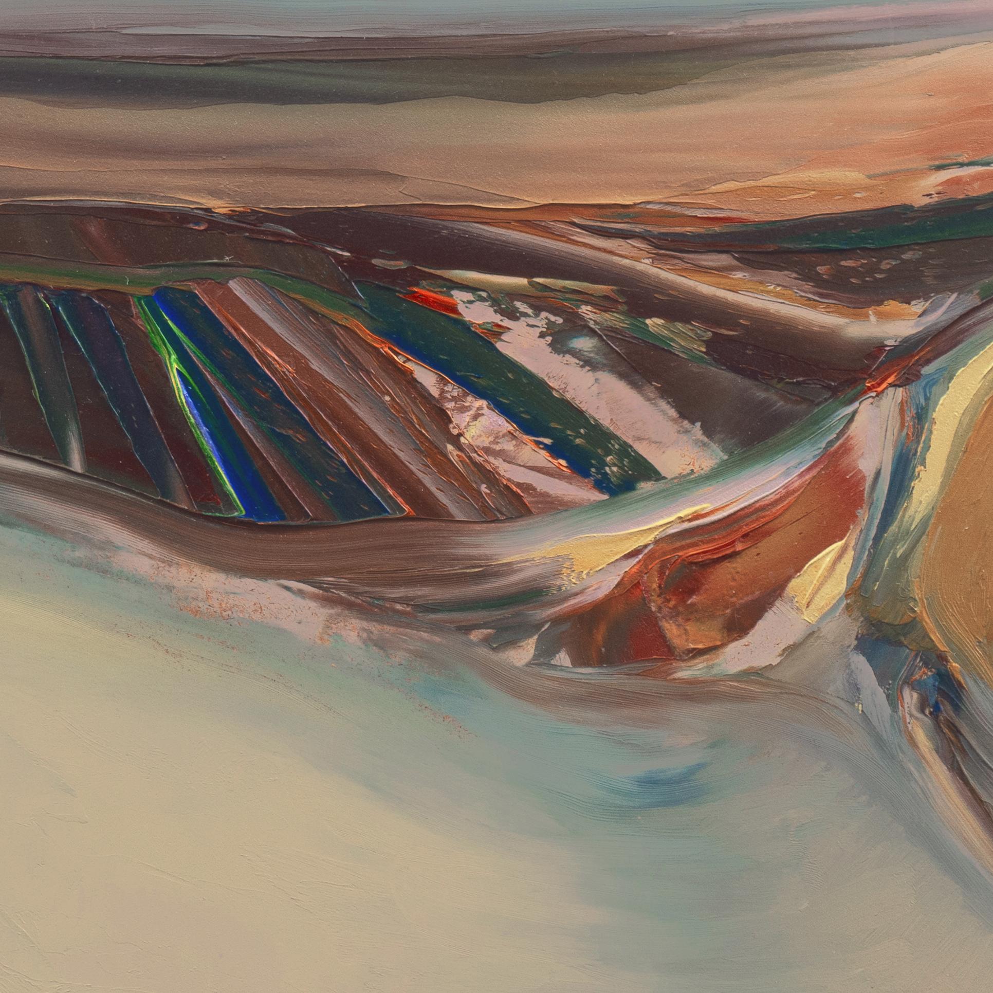 'Paesaggio astratto', California College of Arts and Crafts, Oakland, Thiebaud in vendita 2