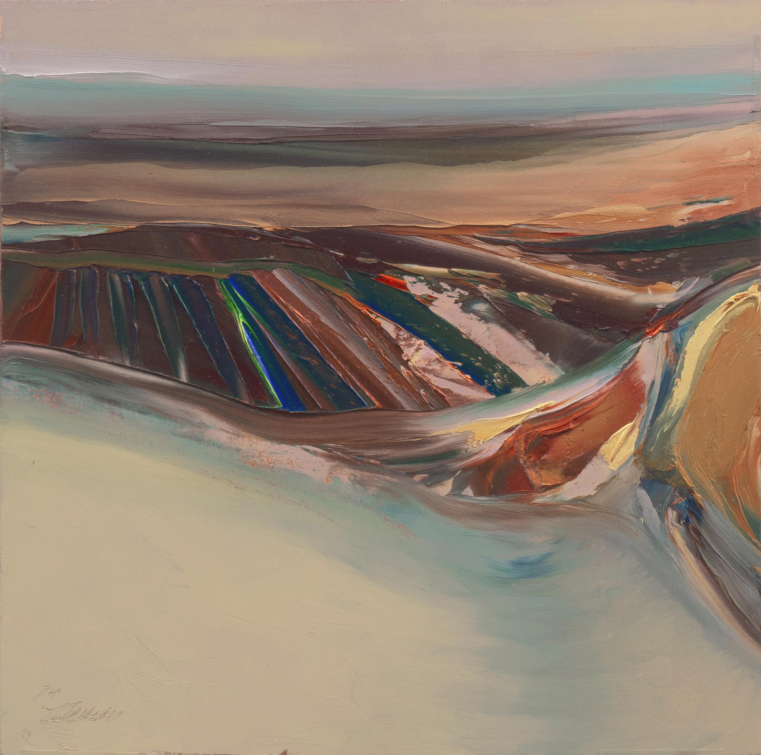 Don Clausen Abstract Painting –  „Abstrakte Landschaft“, California College of Arts and Crafts, Oakland, Thiebaud