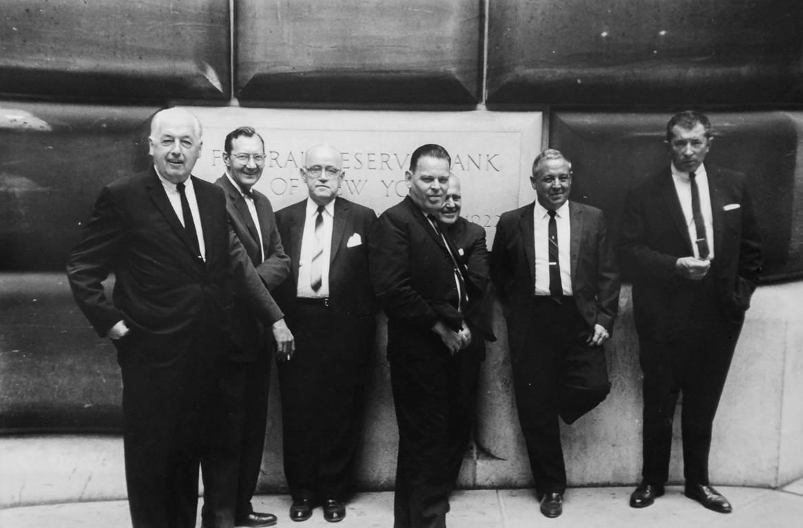Portrait Photograph Don Donaghy - Groupe d'hommes, Wall St., N.Y.C.