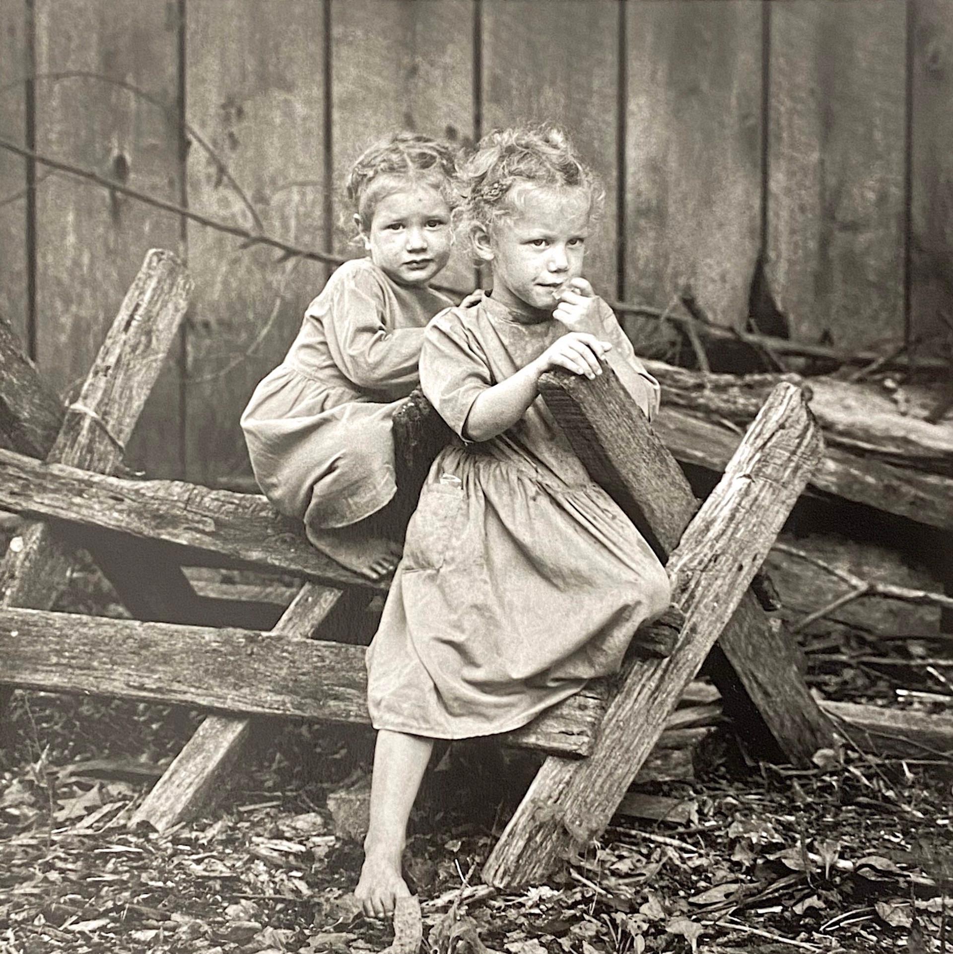Don Dudenbostel Abstract Photograph - Two Appalachian Children (Circa Late 70s)