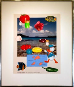 Don Eddy Altered States: The Consequence of Imperialism, signierter Buntstift