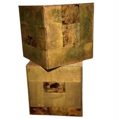 Don Freedman Brass Accent Cubes