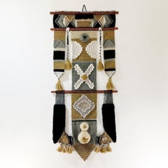 Don Freedman Fiber Art Weaving Wall Decor, ca 1970