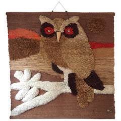 Don Freedman Woven Owl Tapestry