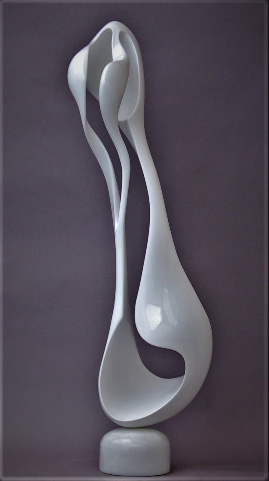 Fiberglass / Carbon Fibre Impregnated With Catalysed Polyester Resin Graphite Filled Acrylic Laquor On Filled Polyester Resin Base

"Don Frost, sculptor, creator of completely unique, innovative and
original fine art.

""We can only truly focus our