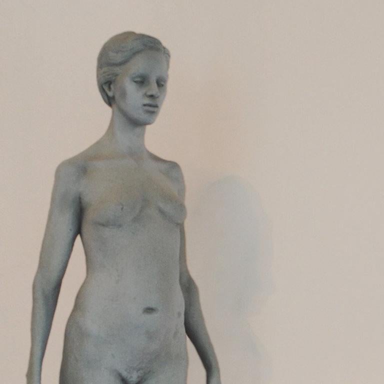 walking woman sculpture