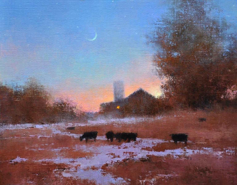 Grazing - American Impressionist Painting by Don Hamilton