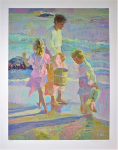 "Hijas" Gran serigrafía original en color