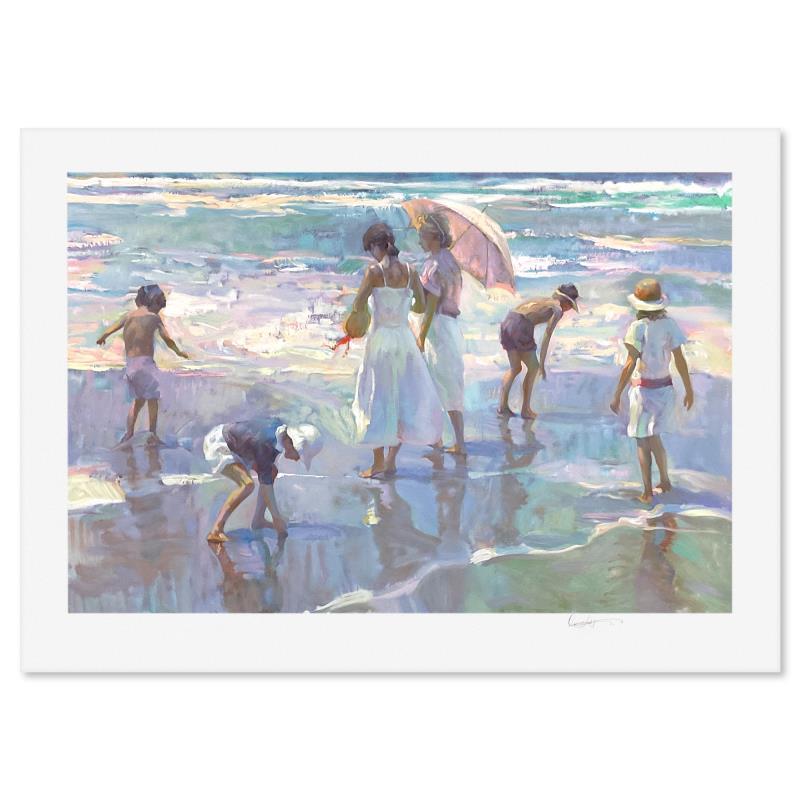 "Pastels at Noon" is a limited edition printer's proof on paper by Don Hatfield, numbered and hand signed by the artist. Includes Letter of Authenticity. Measures approx. 29.5" x 41" (border), 24" x 36" (image).