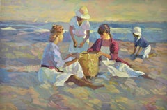 "La cesta" Serigrafía original en color