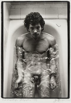 Robert Mapplethorpe, Nude in Bathtub, Black and White Photograph by Don Herron