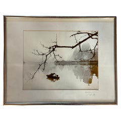 Don Hong Oai - "Fishing Boat On River" - Signed Photograph