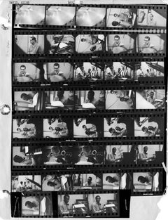 Miles Davis, Kind of Blue sessions contact sheet, 1959 by Don Hunstein