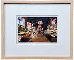 Time ², 1989, NYC Vintage New York City, Time Square Painting, Photorealism