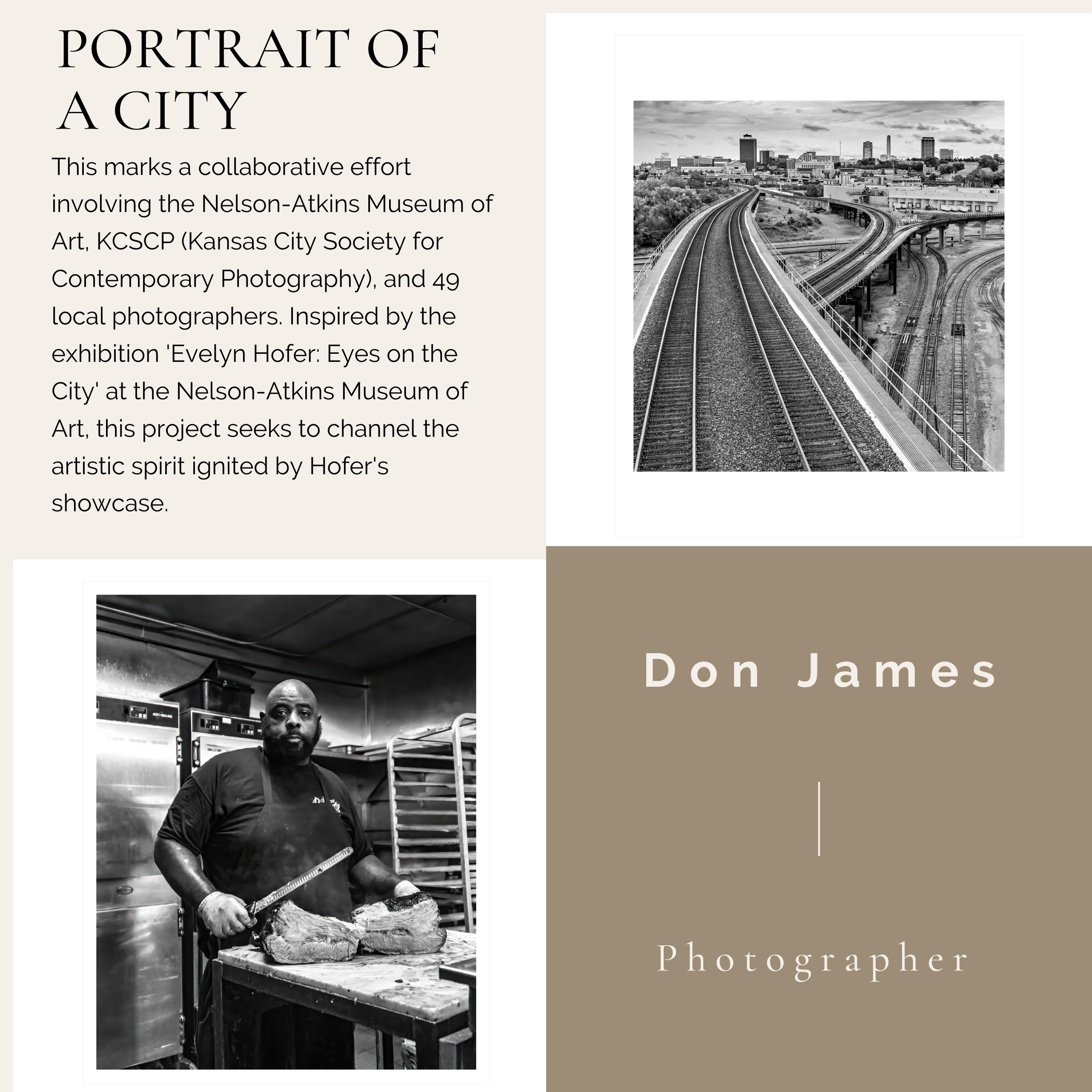 Heart of Kansas City (40% OFF LIST PRICE) - Black Portrait Photograph by Don James