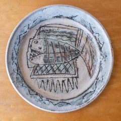 Don Jennings California Studio Pottery Abstract Piranha 1960s