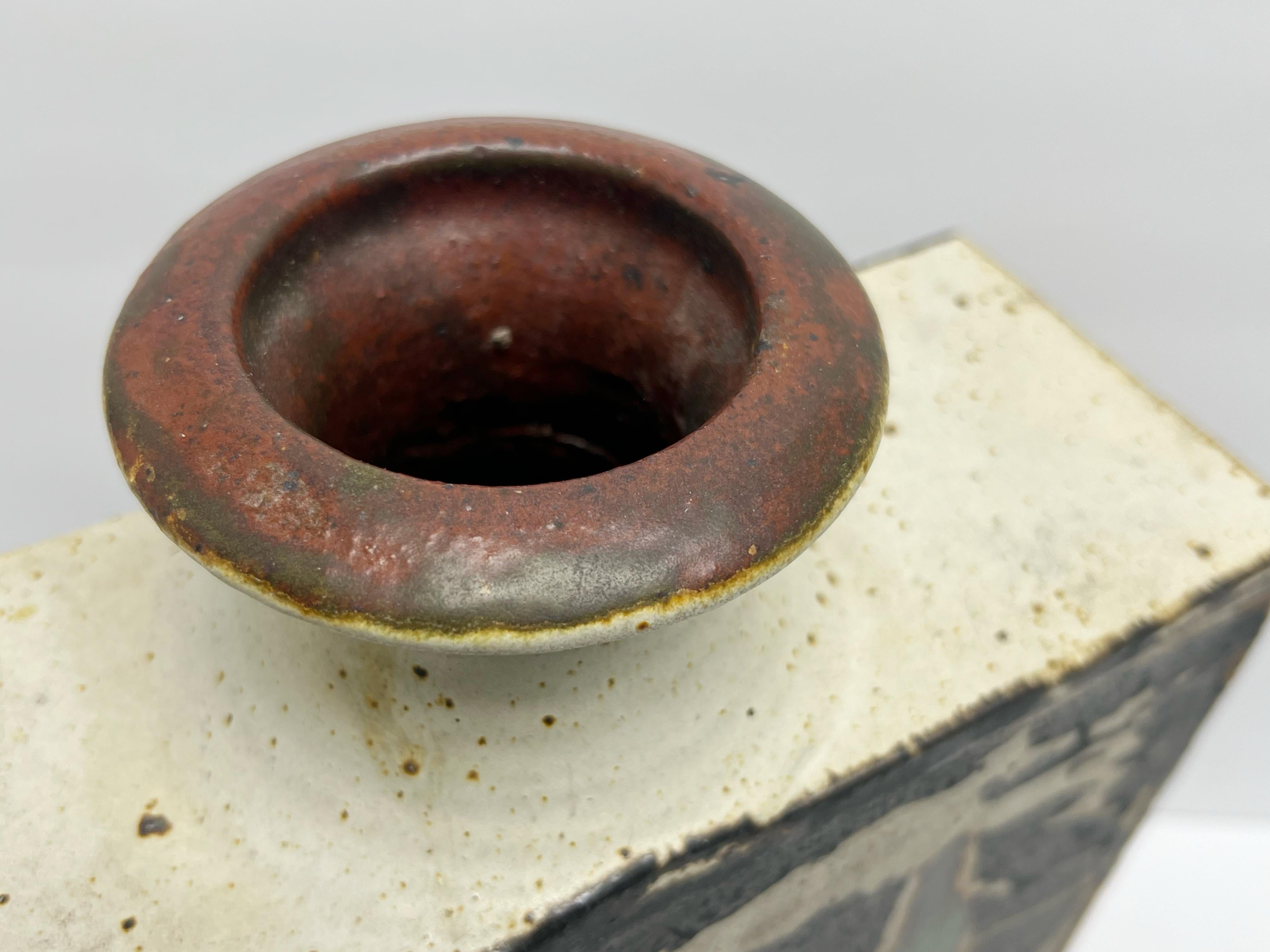 Don Johns Vaso grande in ceramica Graphic Pottery in vendita 3