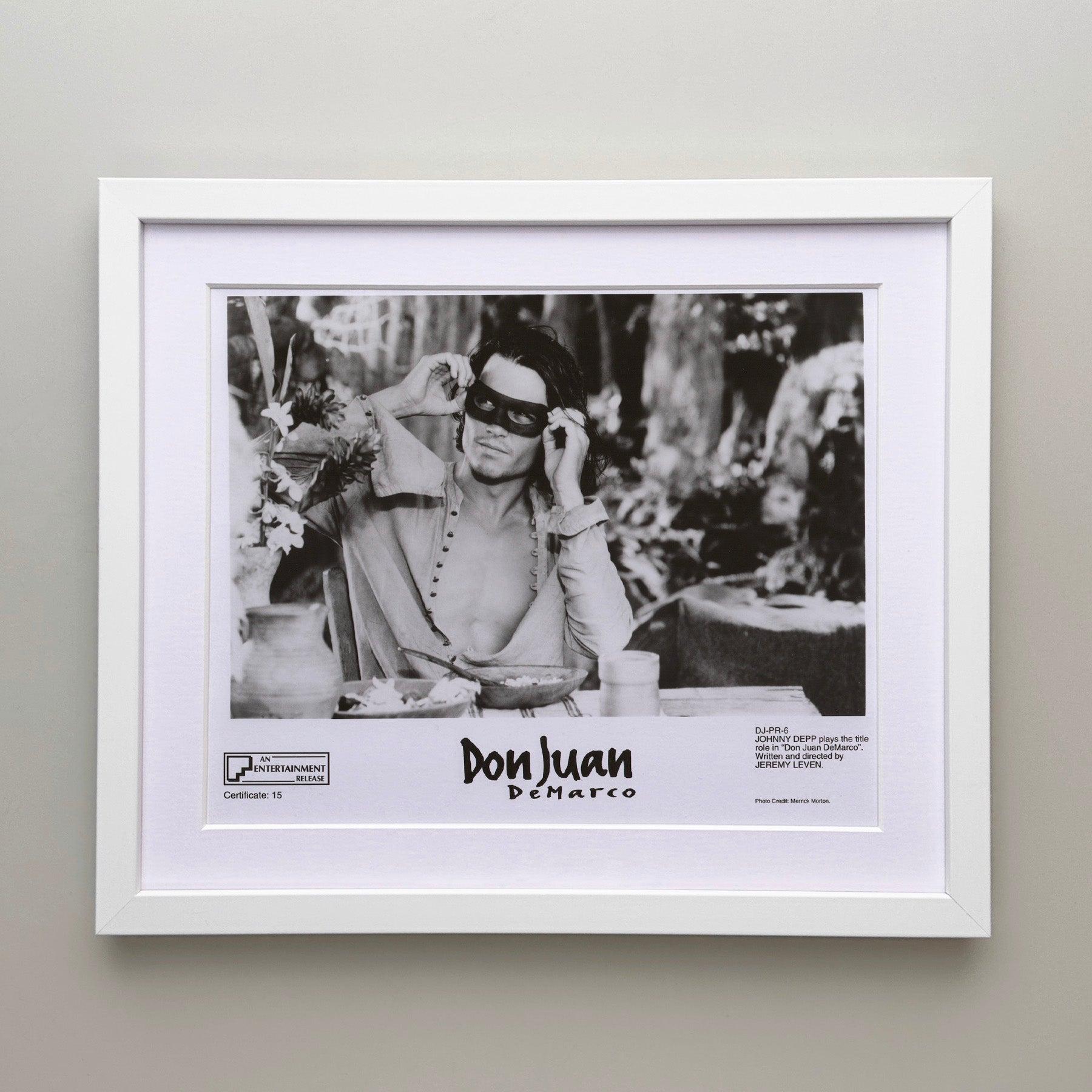 American Don Juan DeMarco 1994 Publicity Film Movie Press Still Framed For Sale