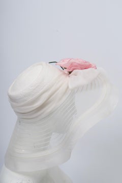 Don Marshall Wide-Brimmed White Hat