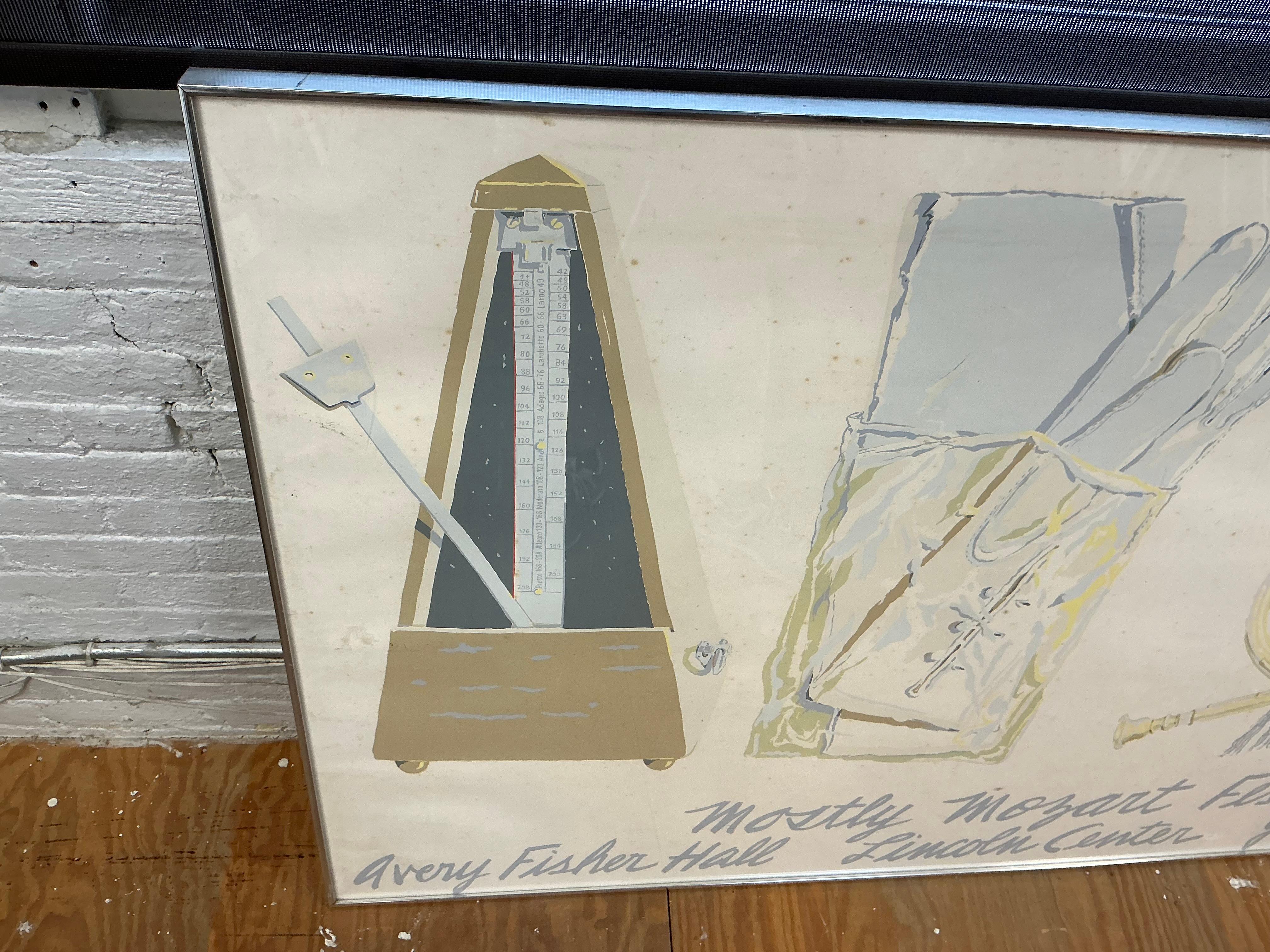 1978 'Mozart Predella' Serigraph Framed For Sale 2