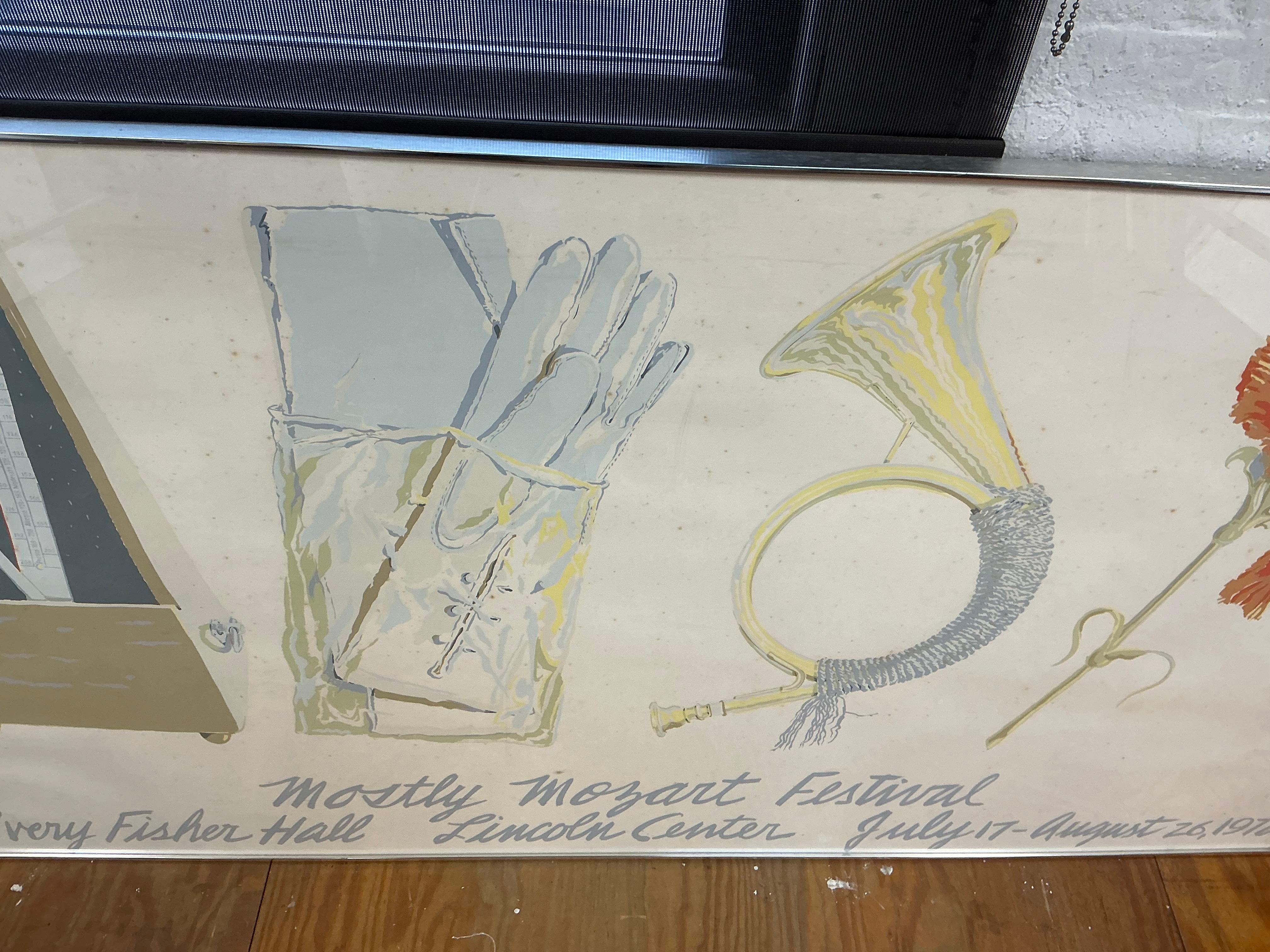 1978 'Mozart Predella' Serigraph Framed For Sale 3