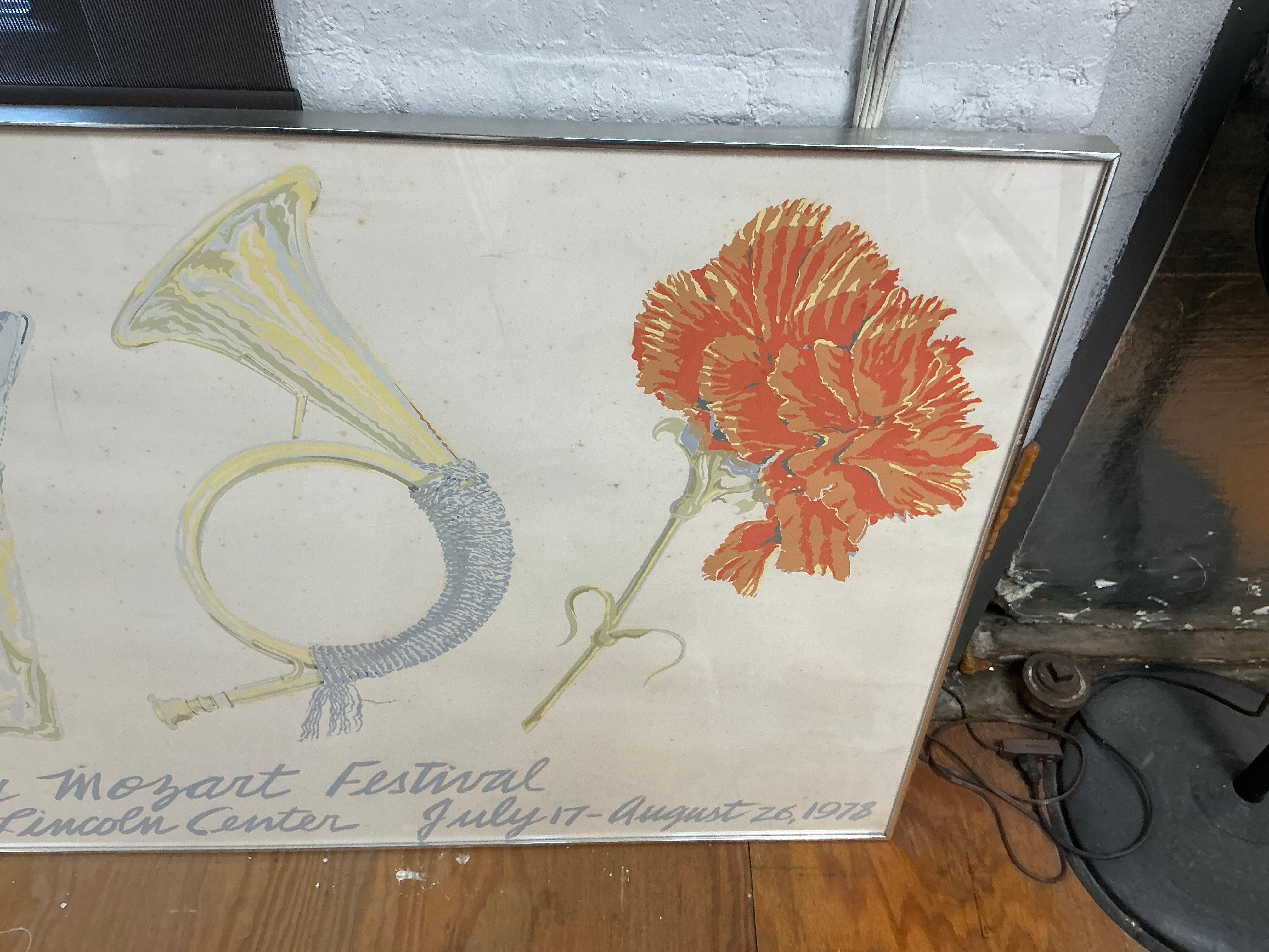 1978 'Mozart Predella' Serigraph Framed For Sale 4