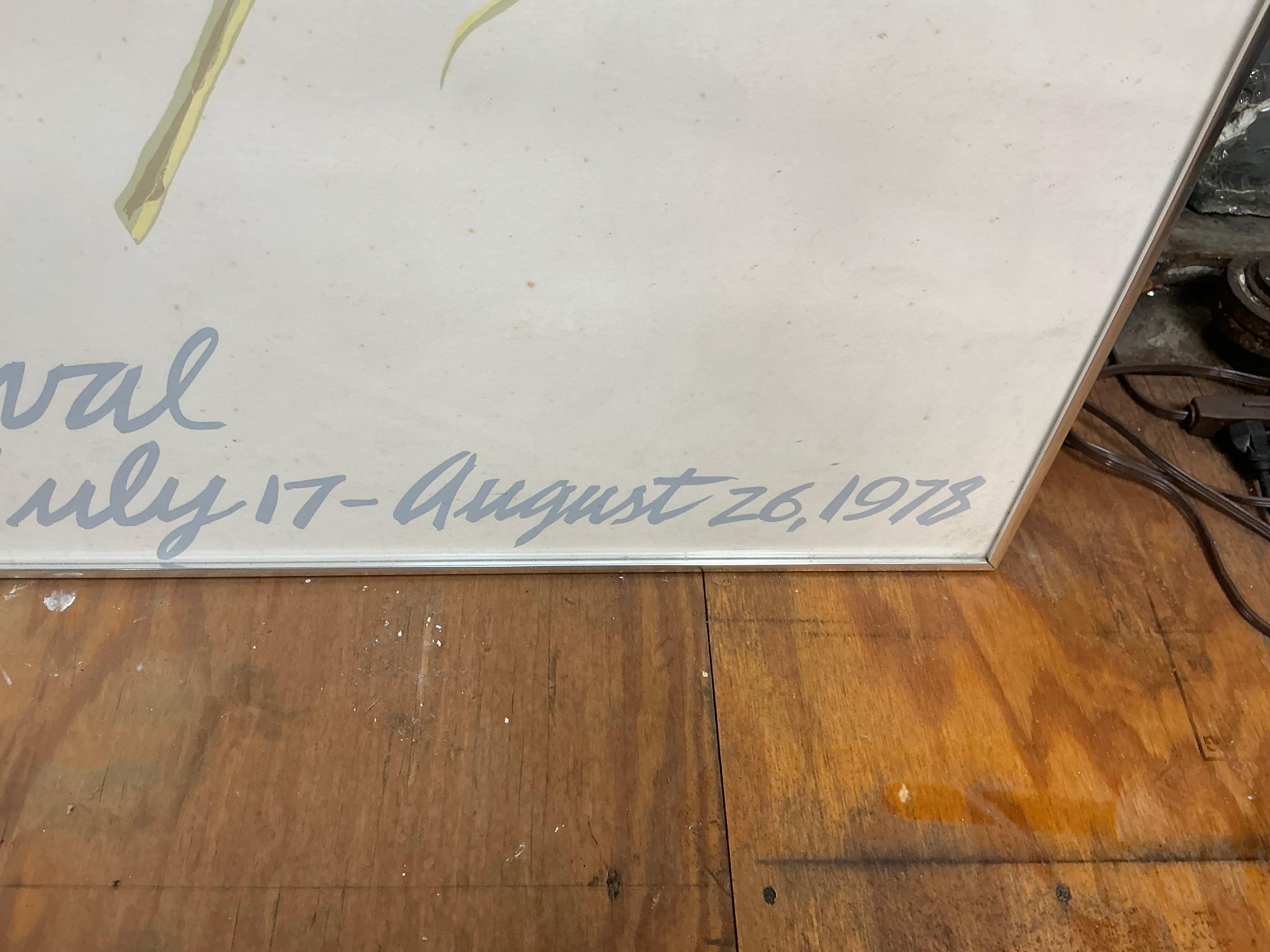 1978 'Mozart Predella' Serigraph Framed For Sale 5