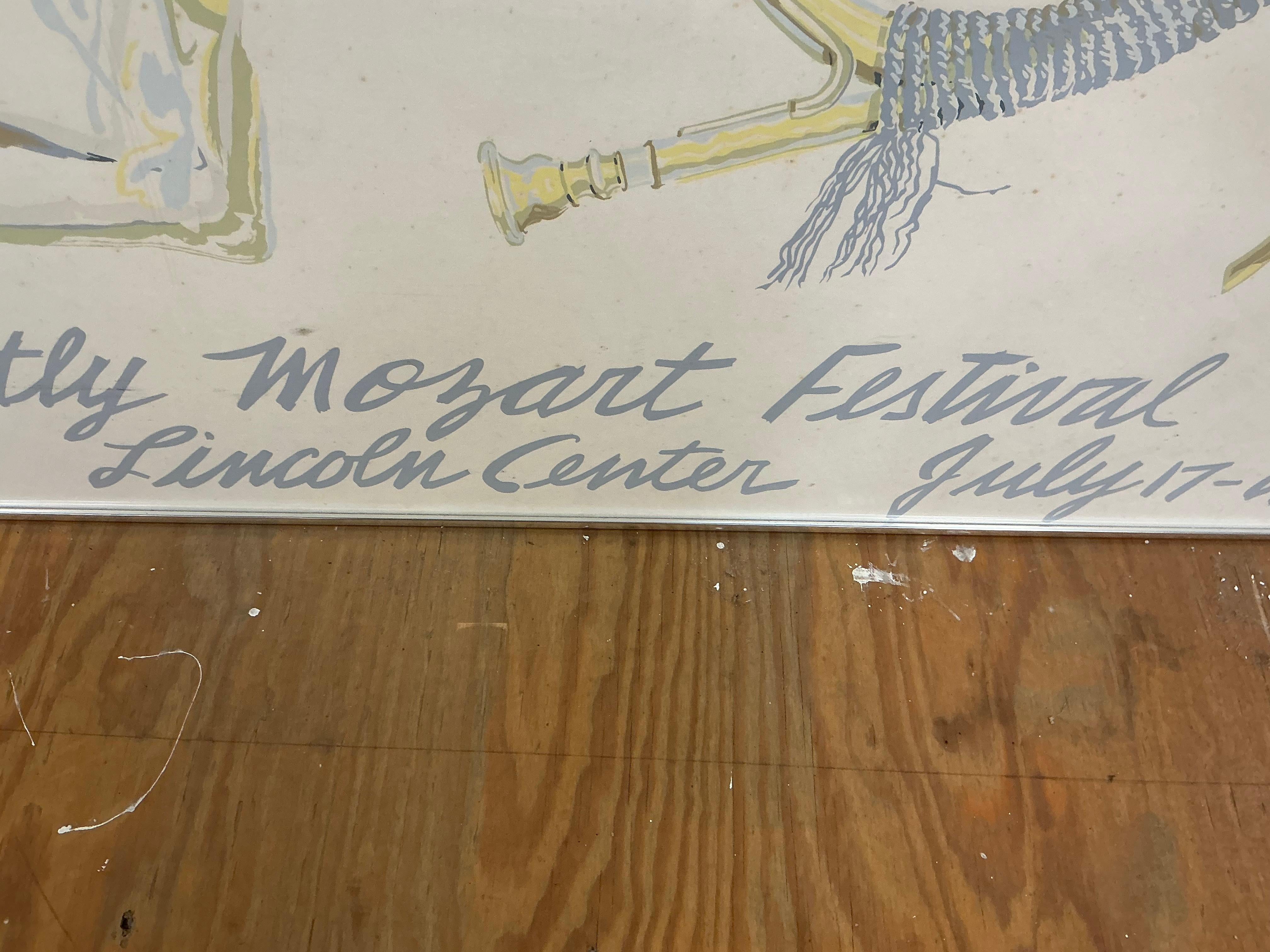 1978 'Mozart Predella' Serigraph Framed For Sale 6