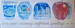 Nueva York, Nueva York, cartel vintage de los años 80 (firmado a mano e inscrito por Don Nice)
