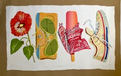 Vintage Tropical Punch Large Pop Art American Photorealist Lithograph