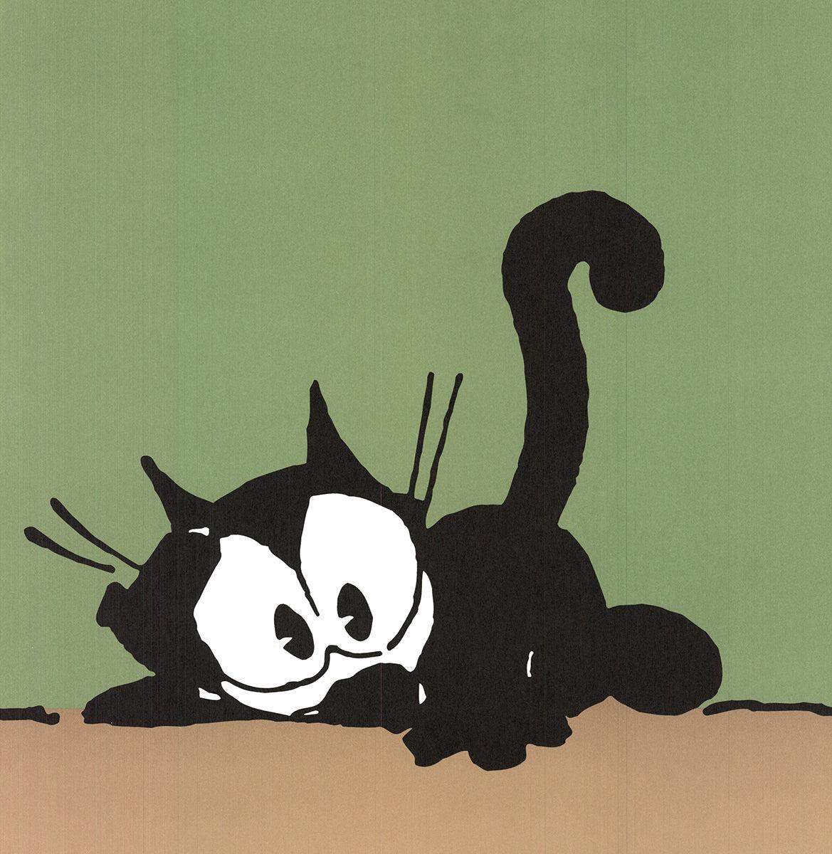 Felix Vintage 90's fatigué - Contemporain Print par Don Oriolo