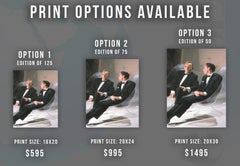 Bing Crosby and Frank Sinatra: The Legends Fine Art Print