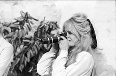 Brigitte Bardot Taking a Picture on the Set of Viva Maria Fine Art Print
