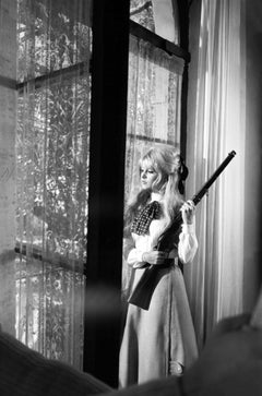 Brigitte Bardot with Shotgun Fine Art Print