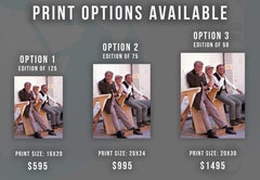 Gene Kelly, Henry Fonda, and James Stewart Filming Fine Art Print